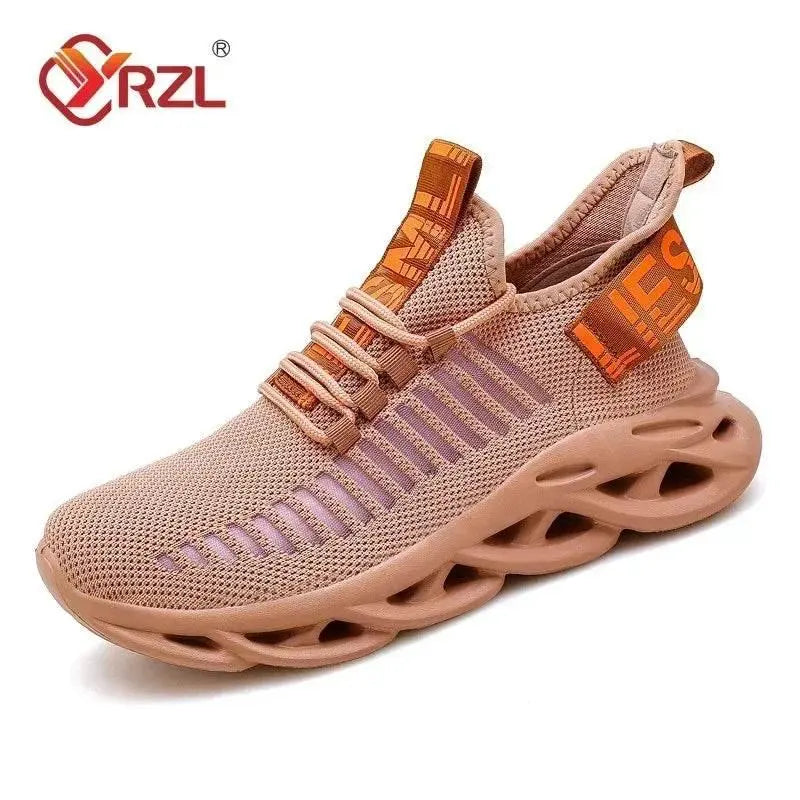 YRZL Men Shoes Comfortable Sneakers Women Breathable Couple Running Shoes Mesh Tenis Sport Shoes Size 36-46 Walking Sneakers Men - ACHETE LTD