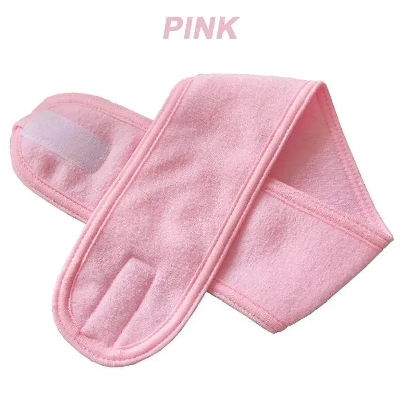 Adjustable Head Band Wide Hairband Yoga Spa Bath Shower Makeup Wash Face Cosmetic Headband for Women Ladies Make Up Accessories - ACHETE LTD