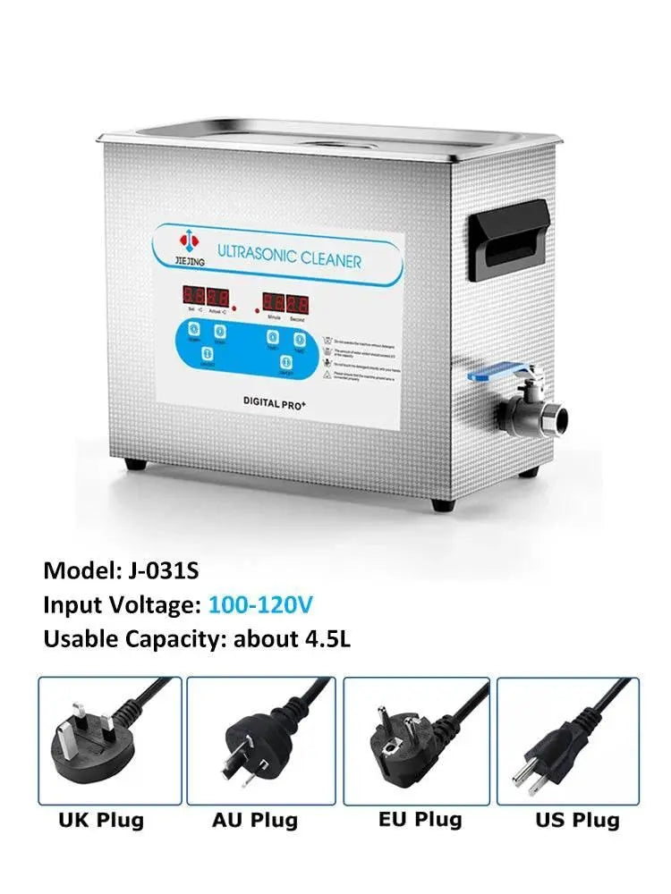 6.5L Ultrasonic Cleaner Heated Ultra Sonic Cleaner With Timer 40kHz Ultrasonic Cleaning Machine for Carburetor Engine Parts - ACHETE LTD
