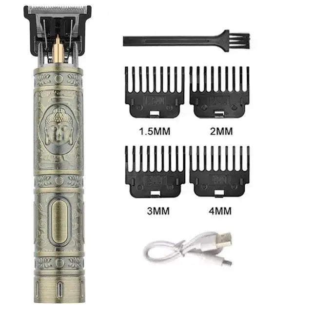 T9 Hair Clippers for Men Vintage Hair Cutting Machine Beard Trimmer Kits Body Hair Shaving Barber Beard Trimmer Electric Shaver - ACHETE LTD