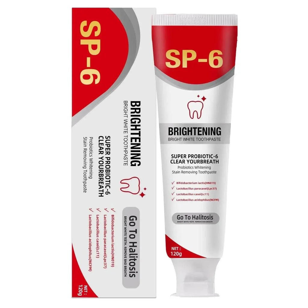 Sp 6 Ultra Whitening Sp 6 Toothpaste Ultra Whitening Toothpaste Sp - 6 Probiotic Brightening Toothpaste Deep Cleaning Care Tooth - ACHETE LTD
