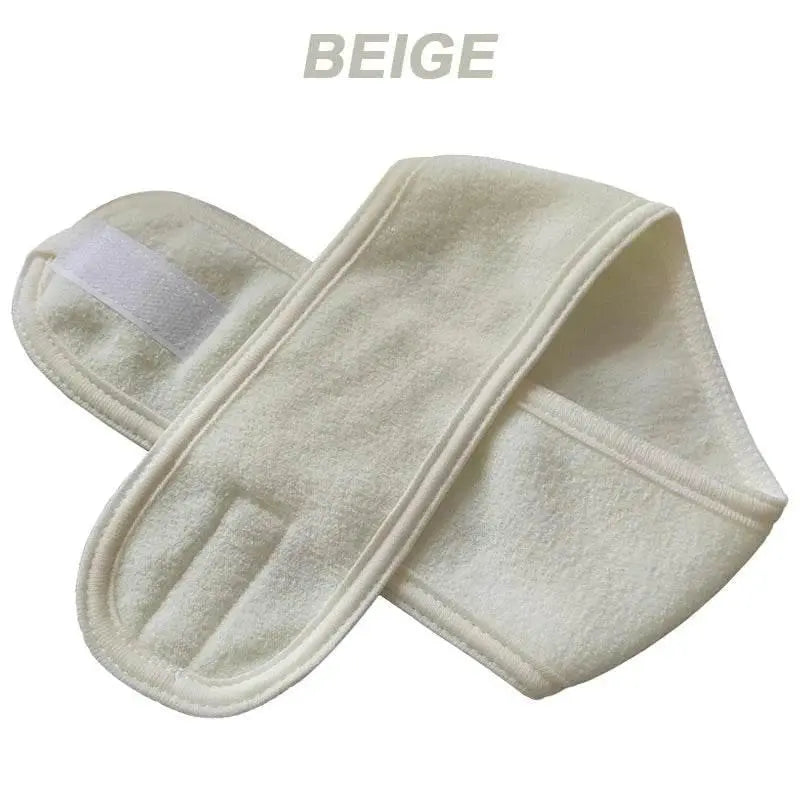 Adjustable Head Band Wide Hairband Yoga Spa Bath Shower Makeup Wash Face Cosmetic Headband for Women Ladies Make Up Accessories - ACHETE LTD