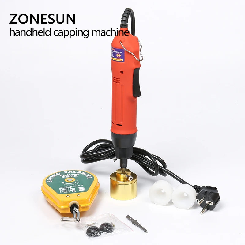 ZONESUN Manual bottle capping machine Hand Held Bottle Screw Cap(10-30MM) Screw Capper Sealer