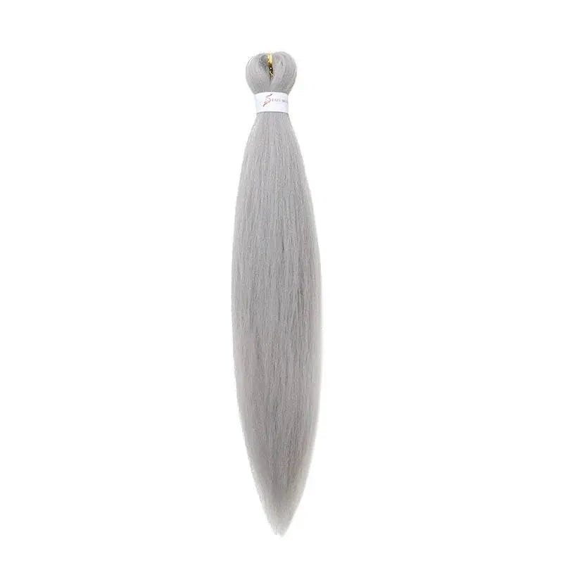 3Pcs Synthetic 20Inch Braiding Hair Pre Stretched Hair Extension Afro Braid Yaki Straight Hair Extension for Women - ACHETE LTD