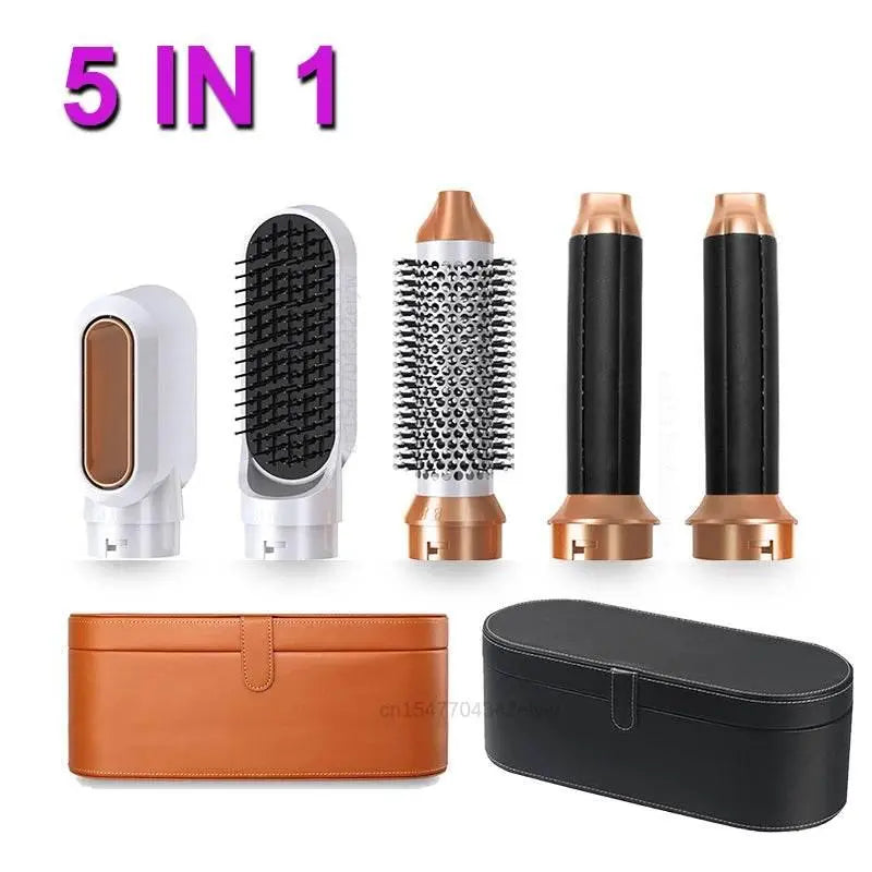 Hair Dryer Brush 5 In 1 Hair Blower Hot Air Styler Comb Automatic Hair Curler Professional Hair Straightener For Dyson Airwrap - ACHETE LTD