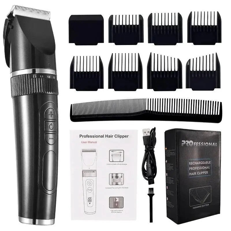Professional Hair Clipper For Men Beard Trimmer Machine for Shaving Hair Trimmer Hair Cutting Machine Beard Trimmer Fast Charge - ACHETE LTD
