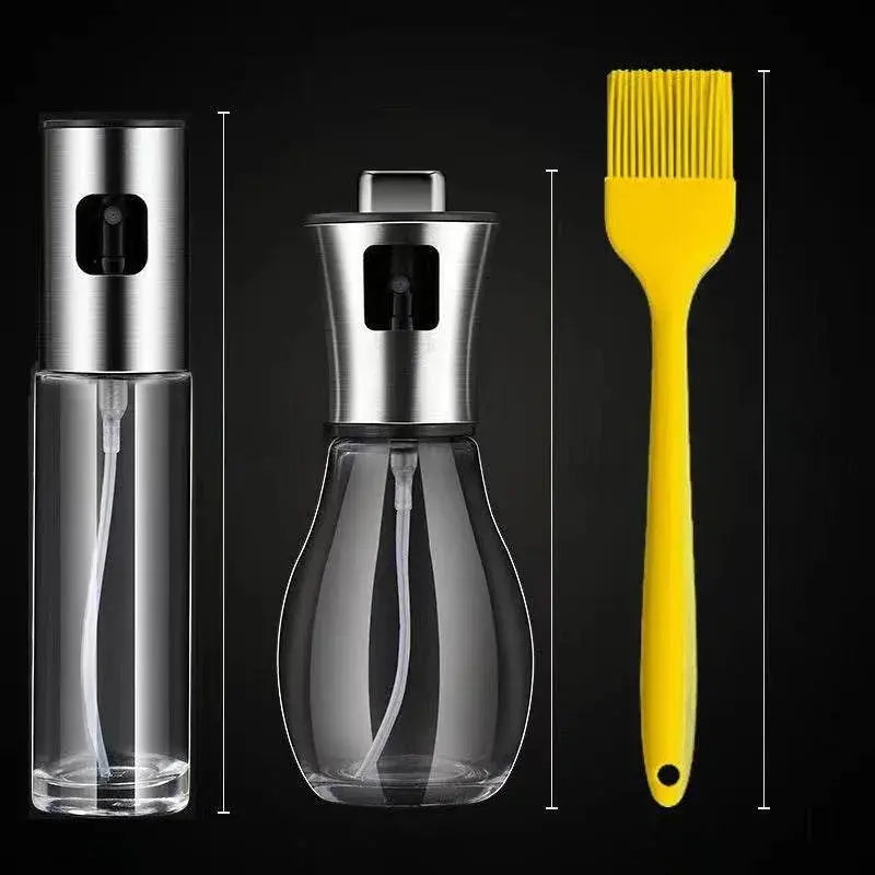 German Oil Dispenser Spray Glass Oil Sprinkling Can Olive Oil Kitchen Cooking Oil Spray-like Barbecue Oil Bottle Food - ACHETE LTD
