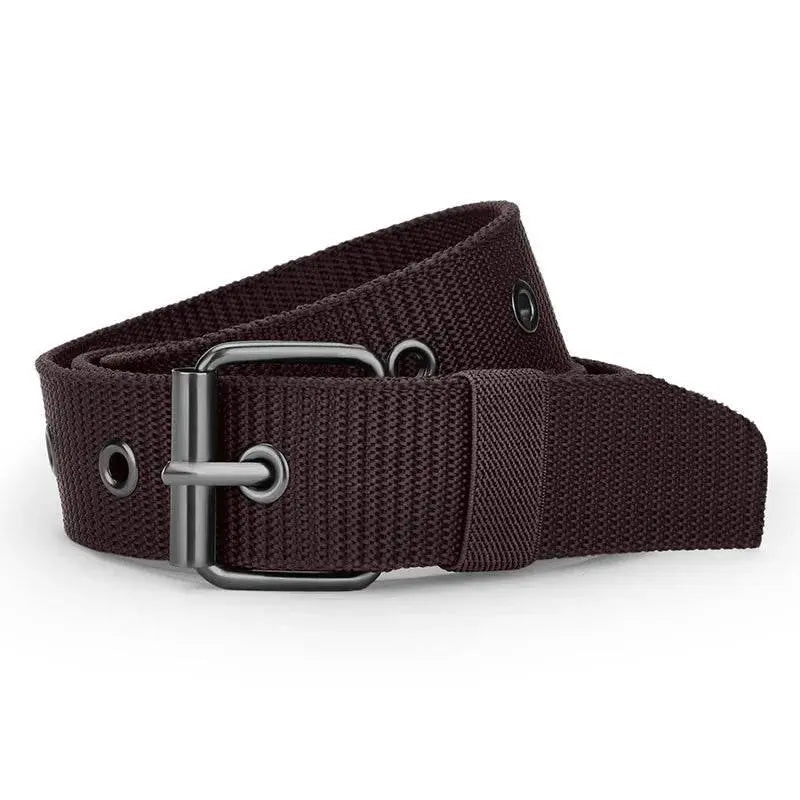 Perforated canvas belt, 120 cm men pin buckle belt, student youth Korean version, versatile jeans belt, Men Canvas Belt - ACHETE LTD