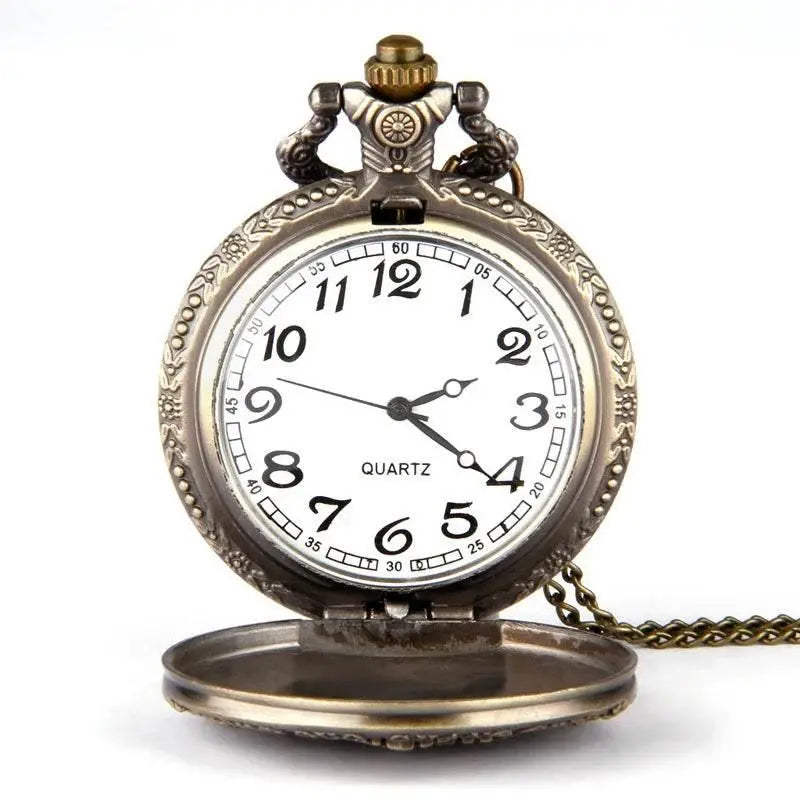 Workout Watch For Men Pendant Watch Vintage Wall Bronze Pocket Quartz Necklace Great Pocket Men'S Watch Analog Watch For Men - ACHETE LTD