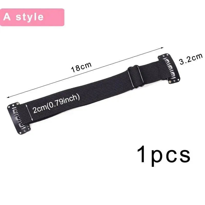 Facelift Stretching Belt Head Bands with Clips Reusable Facial Lifting Bands Stretch Out Strap Adjustable Elastic Band for Hair - ACHETE LTD