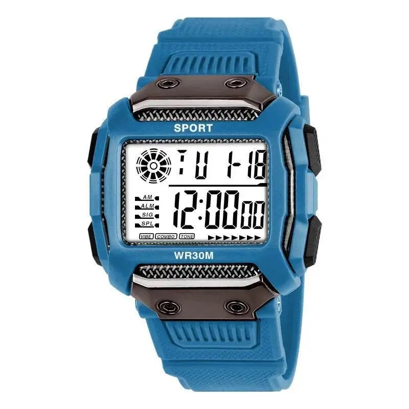 YIKAZE Y11 Men's Sports Watches Waterproof Outdoor Digital Men's Watches LED Alarm Clock Electronic watches for man Student kids - ACHETE LTD