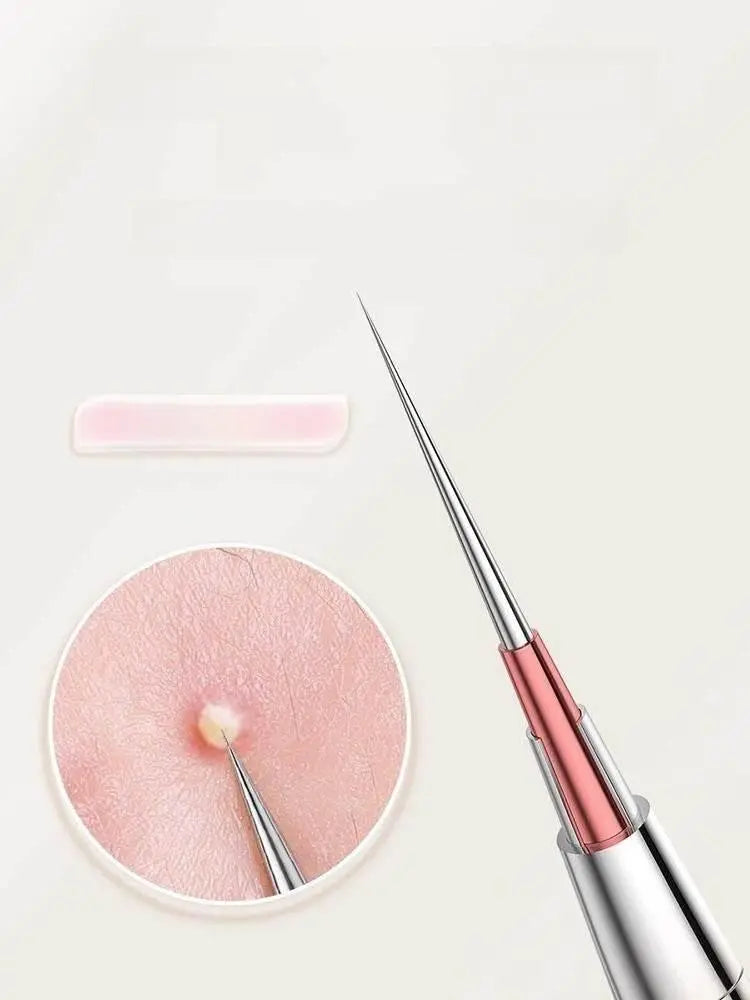 Pimple Pin Blackhead Removal Acne Needle Suit Pop Pimples Closed Mouth Handy Gadget Facial Beauty Tools Fat Particles - ACHETE LTD