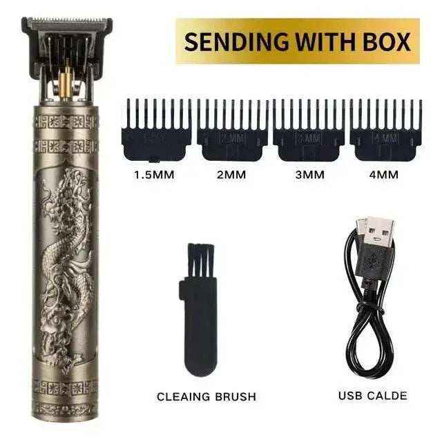 Vintage T9 Hair Clippers for Men Gifts Electric Hair Trimmer Barber Hair Cutting Machine Beard Shavers Shaving Machine Beard - ACHETE LTD