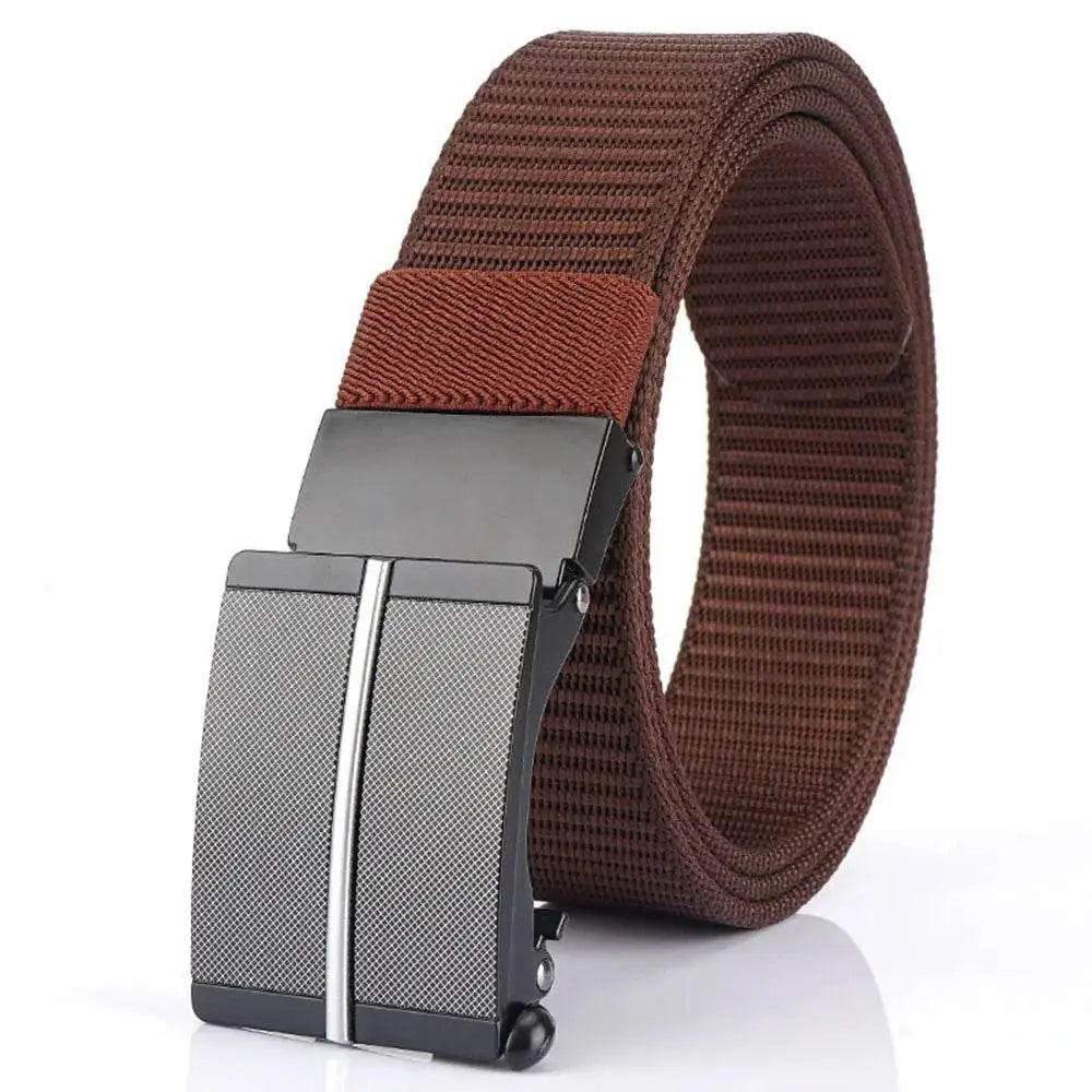 TUSHI New Men Nylon Automatic Buckle Belt Army Tactical Belt Men Military Canvas Belt Cummerbunds High Quality Shoulder Belt - ACHETE LTD