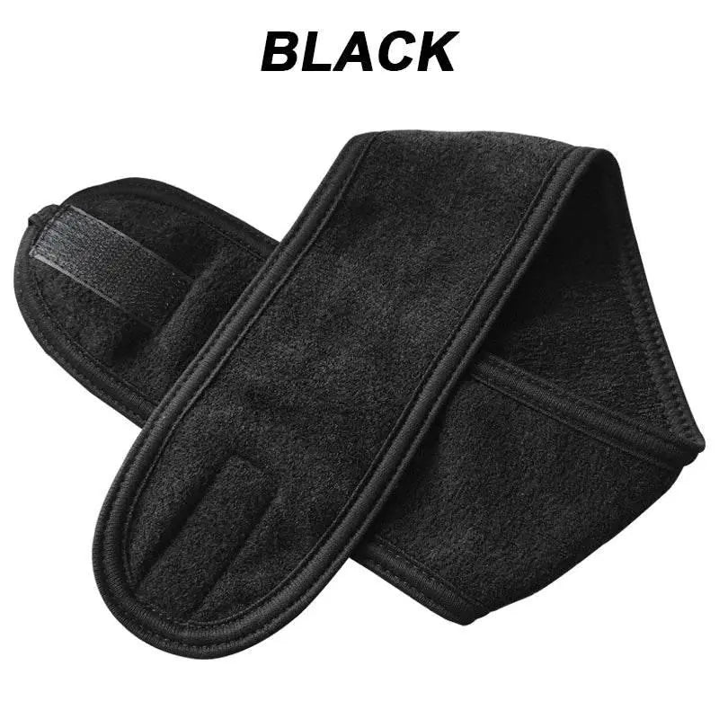 Adjustable Head Band Wide Hairband Yoga Spa Bath Shower Makeup Wash Face Cosmetic Headband for Women Ladies Make Up Accessories - ACHETE LTD