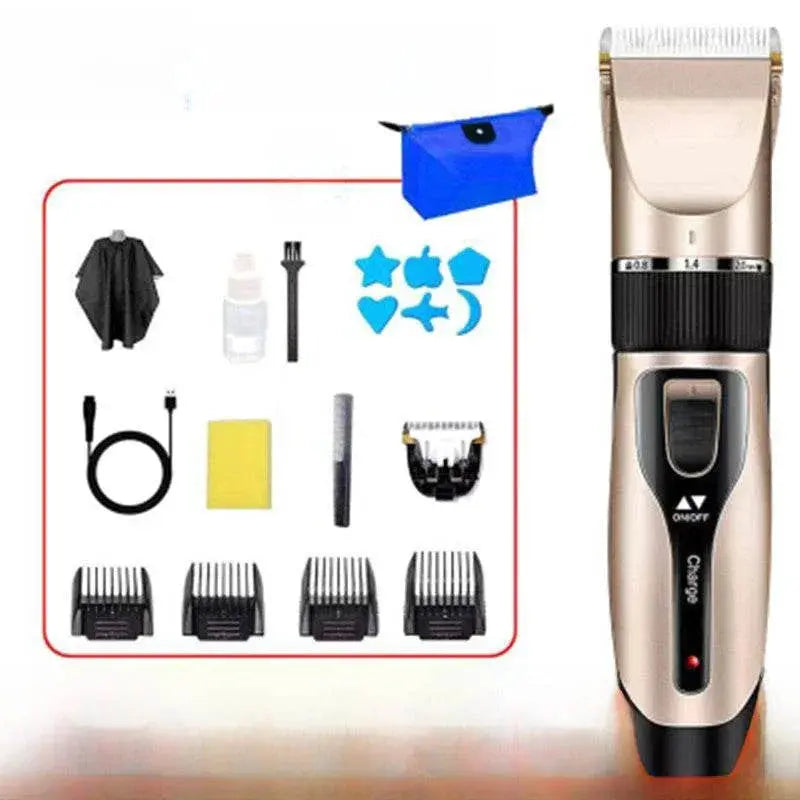 Hair Clipper Electric Hair Clipper Rechargeable Electric Shear Self-Shaving Electric Razor Shaving Hair For Home - ACHETE LTD