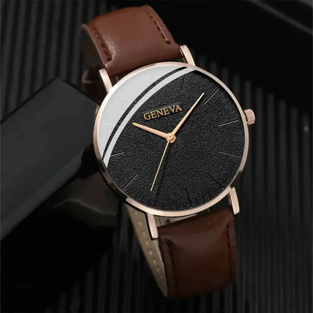 4Pcs Men Watch Set Fashion Business Quartz Watch for Men Casual Bracelet Watch Set Men Sports Watches Wristwatches Relogios Gift - ACHETE LTD