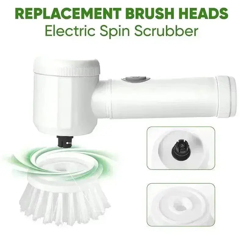 Cordless Electric Spin Scrubber - 5-in-1 Power - ACHETE LTD