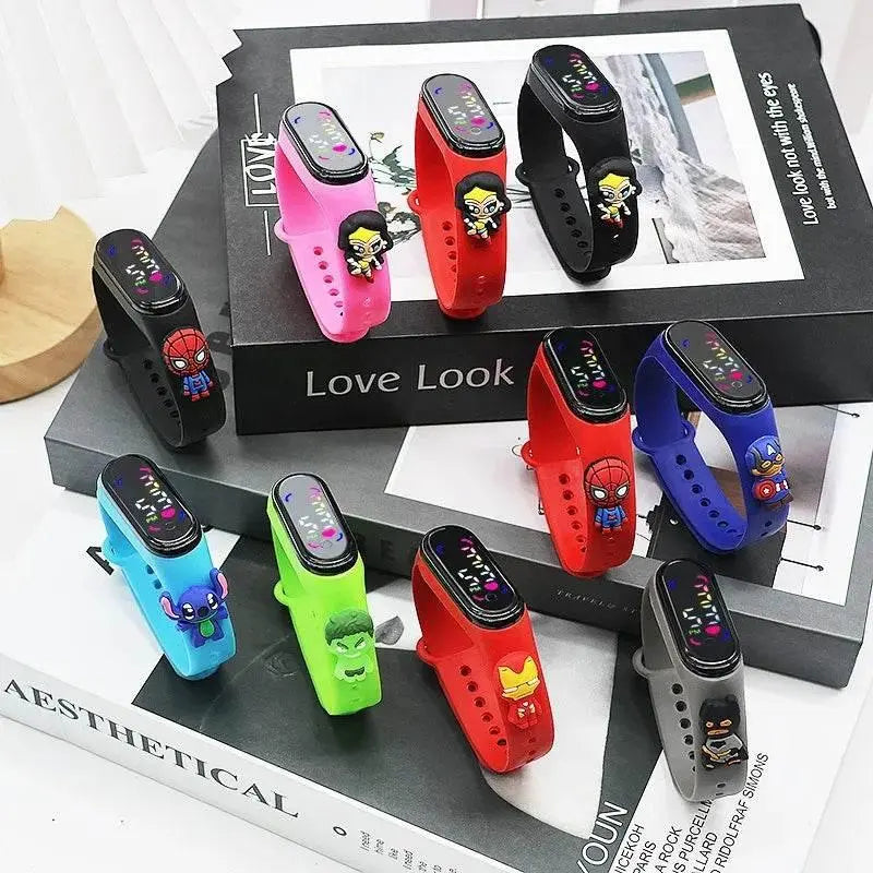 MINISO Electronic Digital Watches Colour screen Display Children's Watch Cartoon Fashion Watches Holiday Gift Kids Watches - ACHETE LTD