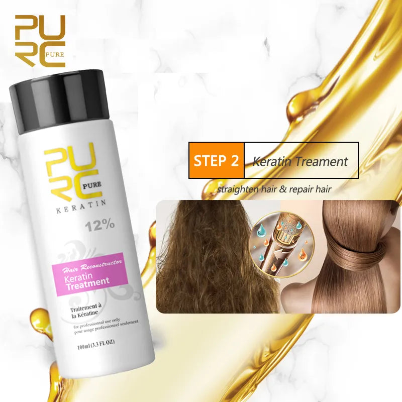 PURC Keratin Green Energy Boosting Hair Mask.