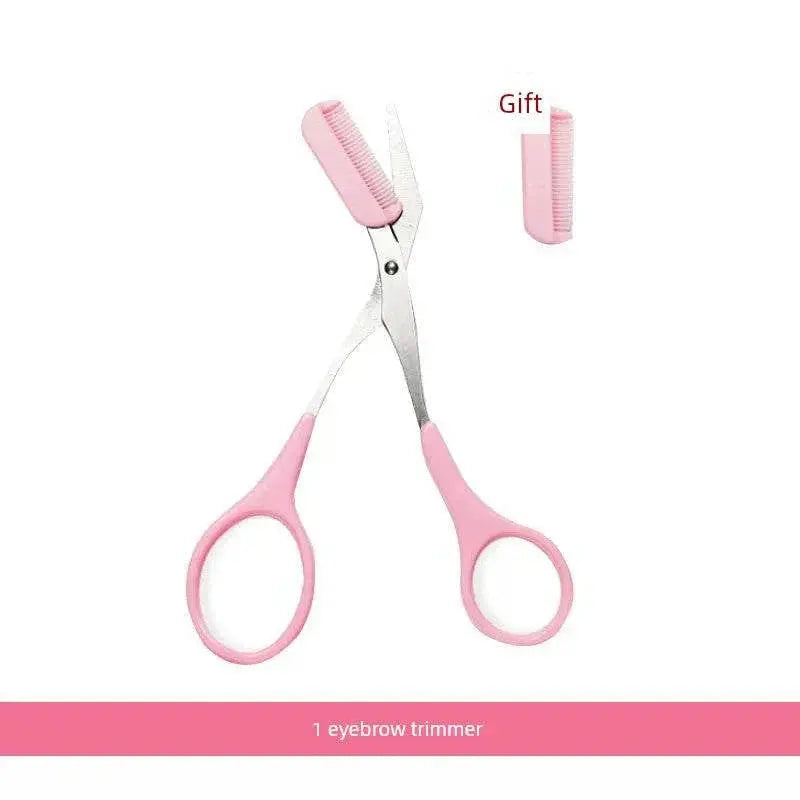 Eyebrow Scissors Tool Suit Eye-Brow Knife Men for Women Only Clipper Eyebrow Trimmer Makeup Gadget - ACHETE LTD