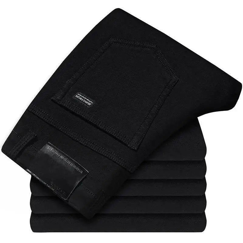 Men's Classic Jeans Jean Homme Pantalones Hombre Men Spijkerbroek Mannen Soft Black Biker Masculino Denim Overalls Men's Pants - ACHETE LTD