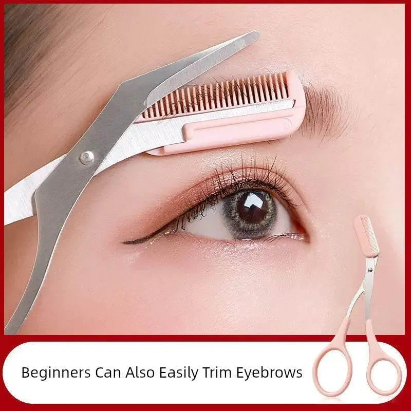 Eyebrow Scissors Tool Suit Eye-Brow Knife Men for Women Only Clipper Eyebrow Trimmer Makeup Gadget - ACHETE LTD