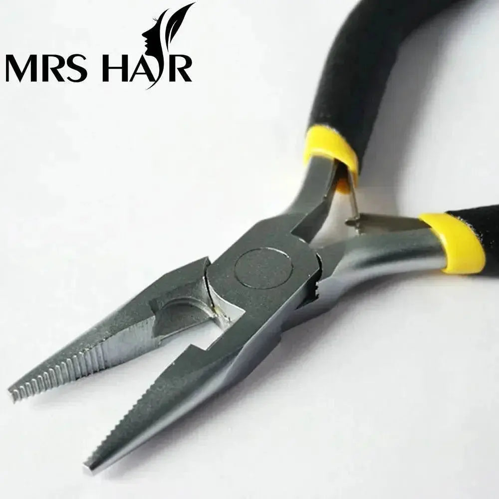 tape hair extension pliers tool kit tweezers for hair extensions nanoring Steel Hair Extension Pliers set for Hair Extensions - ACHETE LTD