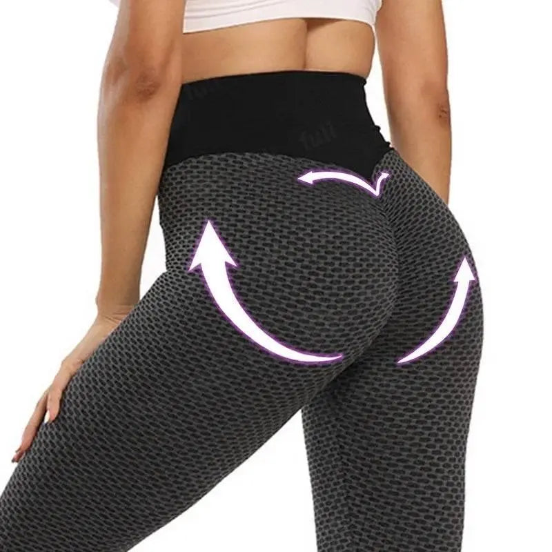 3D Mesh Knitting Yoga Pants Women High Waist Push Up Seamless Sport Legging Gym Tights Quick Dry Running Fitness Pants - ACHETE LTD