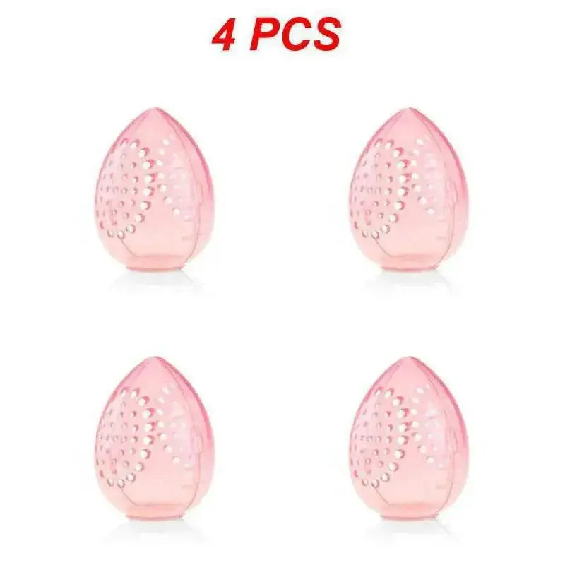 1~10PCS Cosmetic Sponge Storage Box Makeup Powder Puff Empty -shaped Frame Transparent Puff Case Make Up Organizer - ACHETE LTD