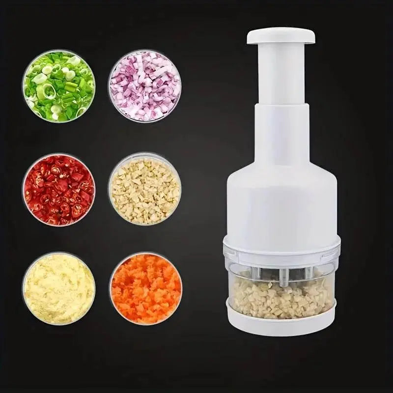 PLYS Garlic masher, garlic mincing tool, household manual garlic beater, commercial multi-functional energy-saving garlic masher - ACHETE LTD