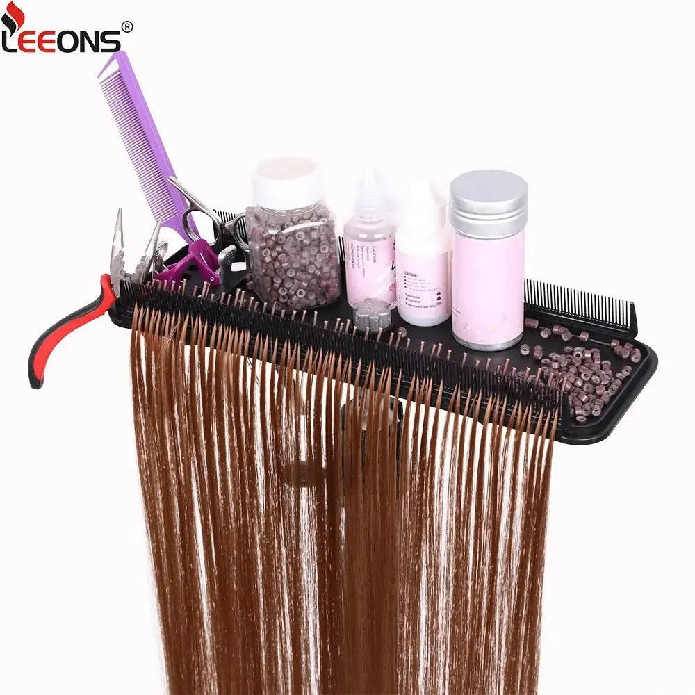 Hair Extension Holder Stand Wig Hair Tray Braiding Hair Rack Stand Hair Extension Tool Salon Extension Hair Tray For Hair Weft - ACHETE LTD