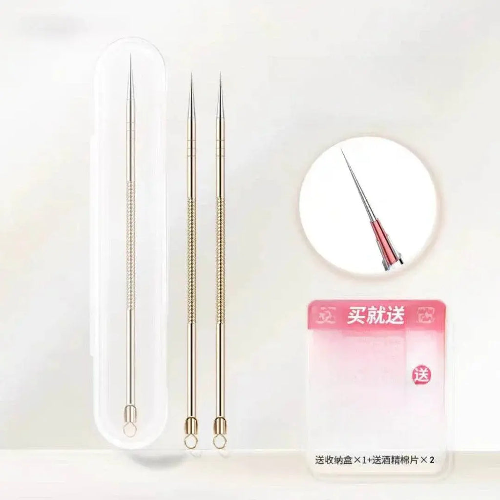 Pimple Pin Blackhead Removal Acne Needle Suit Pop Pimples Closed Mouth Handy Gadget Facial Beauty Tools Fat Particles - ACHETE LTD