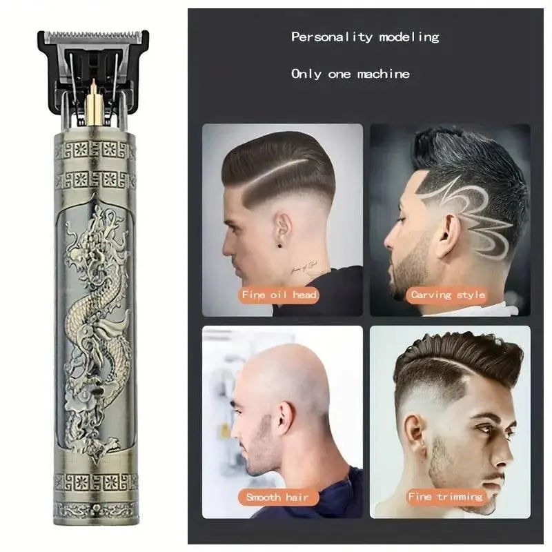 Vintage T9 Hair Clippers for Men Gifts Electric Hair Trimmer Barber Hair Cutting Machine Beard Shavers Shaving Machine Beard - ACHETE LTD
