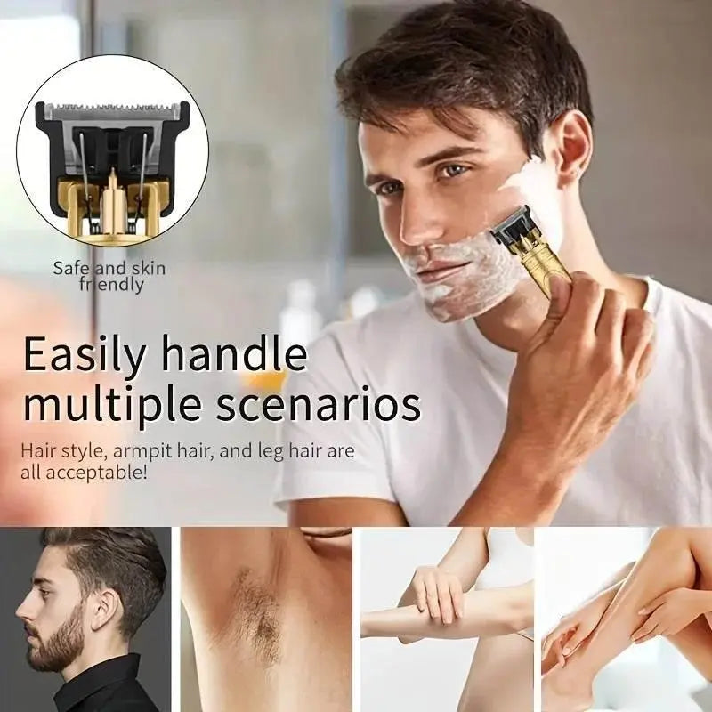 Vintage T9 Hair Clippers for Men Gifts Electric Hair Trimmer Barber Hair Cutting Machine Beard Shavers Shaving Machine Beard - ACHETE LTD