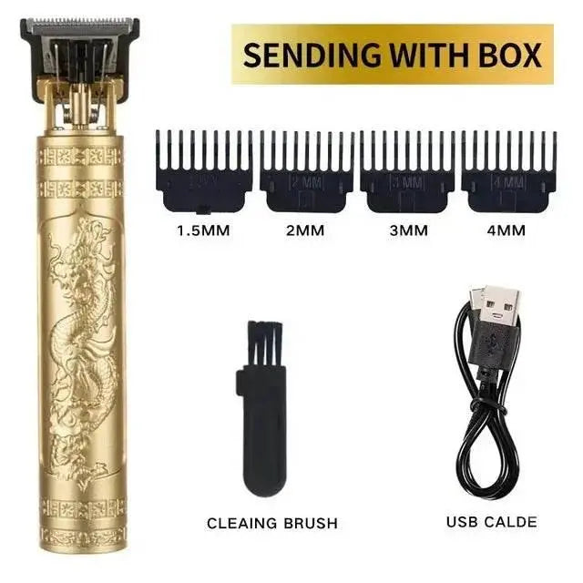 Vintage T9 Hair Clippers for Men Gifts Electric Hair Trimmer Barber Hair Cutting Machine Beard Shavers Shaving Machine Beard - ACHETE LTD