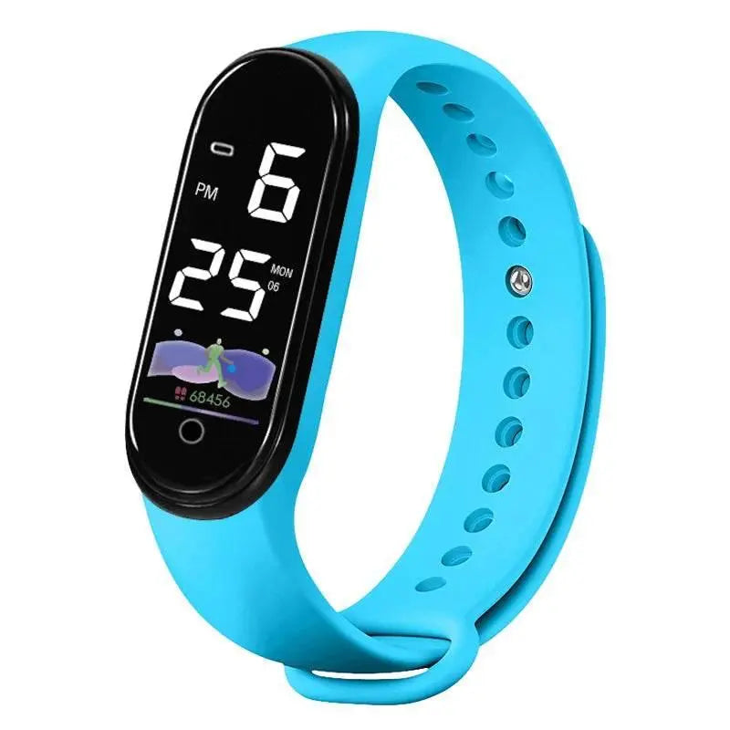 New men's and women's watches, LED digital watches, fashionable, casual, simple touch screen electronic watches - ACHETE LTD