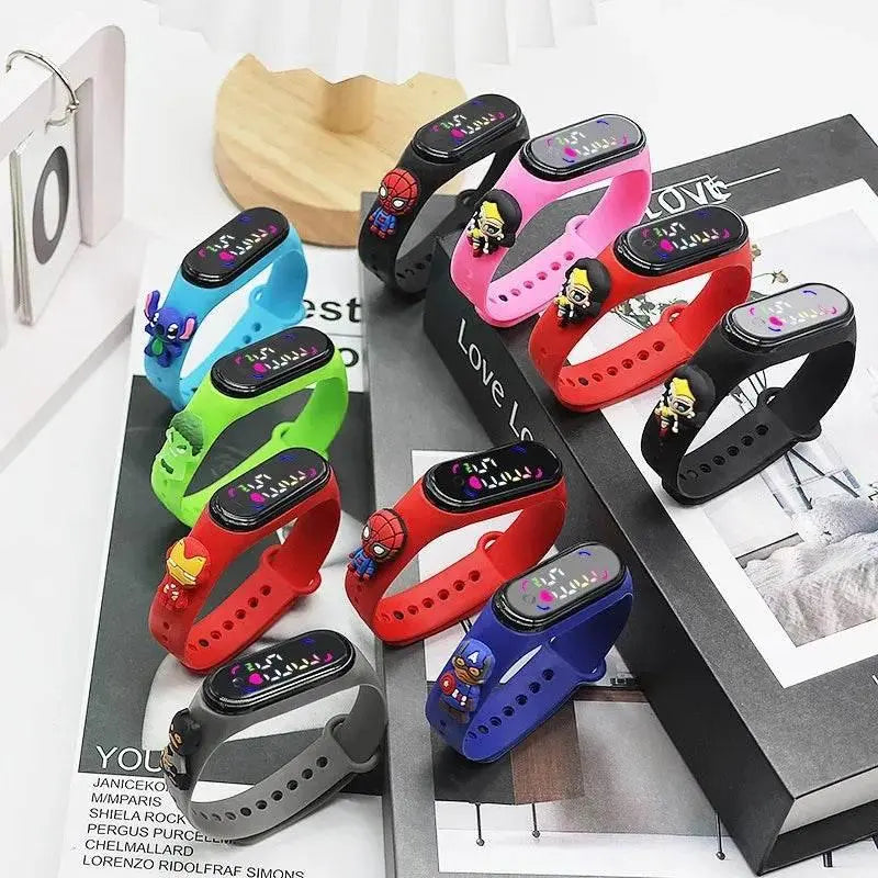 MINISO Electronic Digital Watches Colour screen Display Children's Watch Cartoon Fashion Watches Holiday Gift Kids Watches - ACHETE LTD