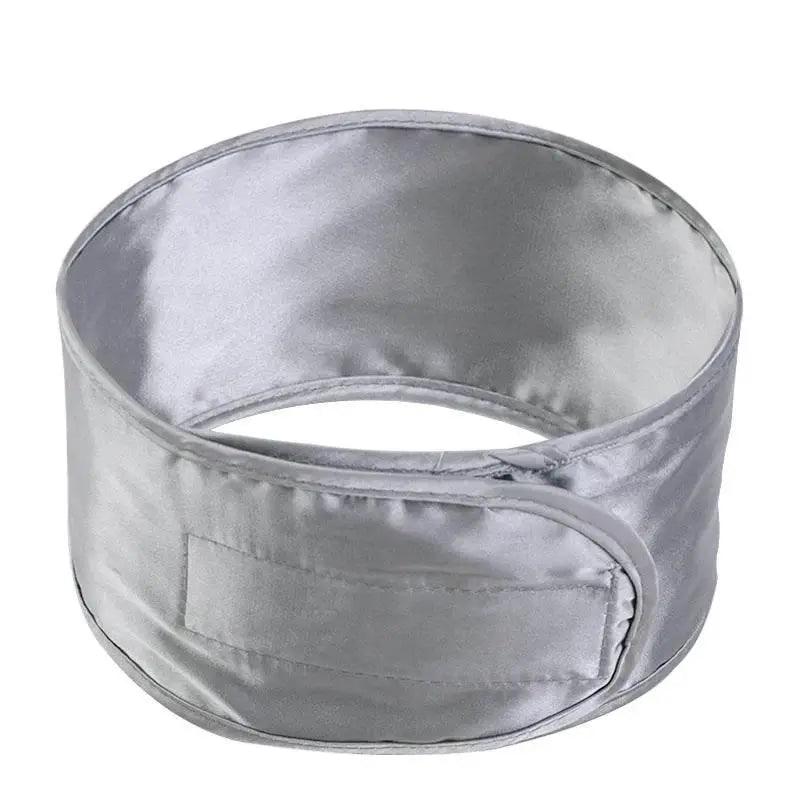 New Women Soft Silky satin headband Adjustable Sports Hairband Yoga Spa Bath Shower Wash Face Make Up Cosmetic Wide Head Band - ACHETE LTD