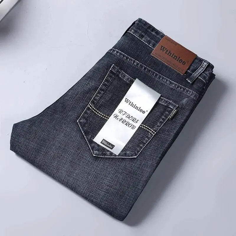 Men's Classic Jeans Jean Homme Pantalones Hombre Men Spijkerbroek Mannen Soft Black Biker Masculino Denim Overalls Men's Pants - ACHETE LTD