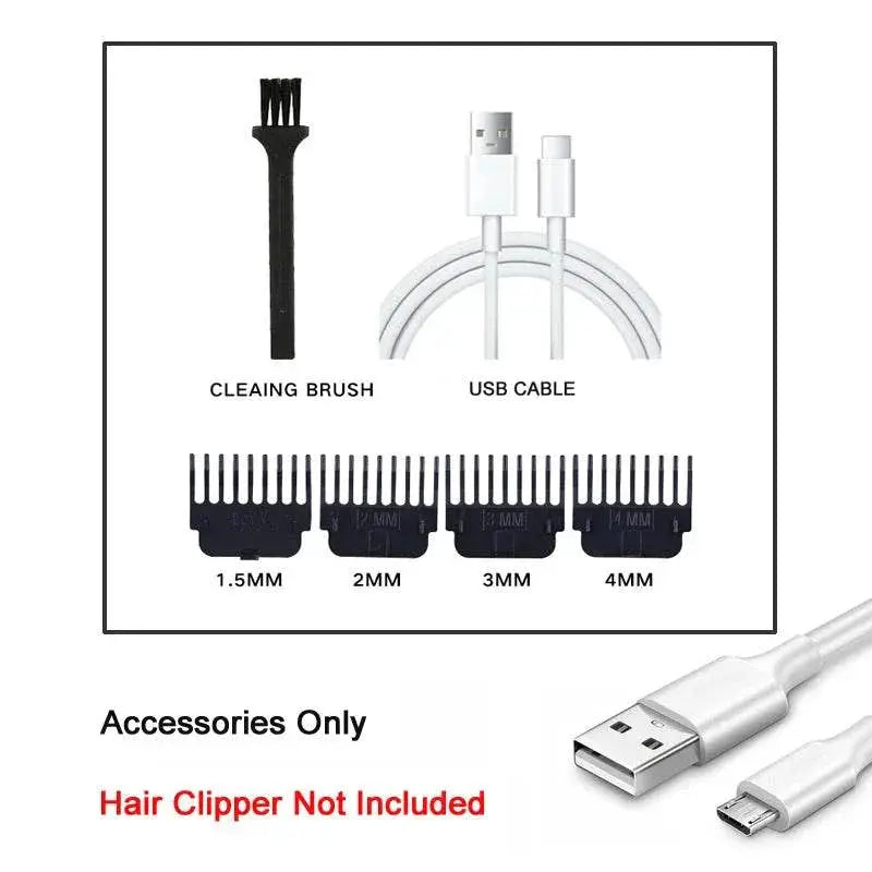 T9 Hair Clippers for Men Vintage Hair Cutting Machine Beard Trimmer Kits Body Hair Shaving Barber Beard Trimmer Electric Shaver - ACHETE LTD