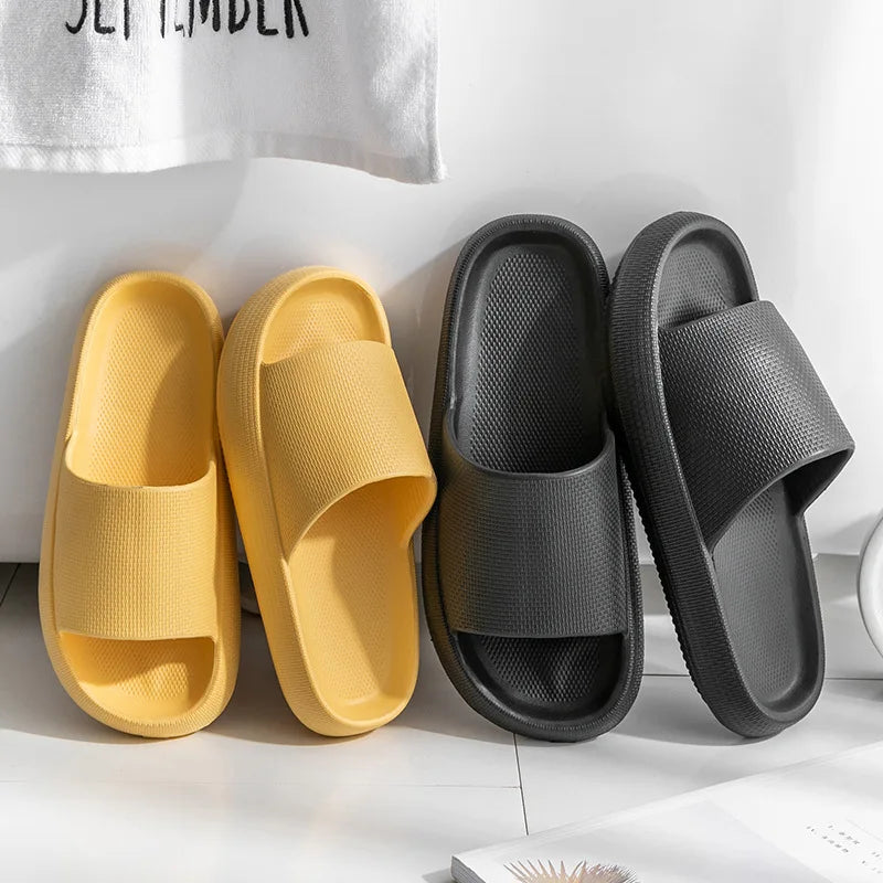 Platform Thick Bathroom Home Slippers Women.