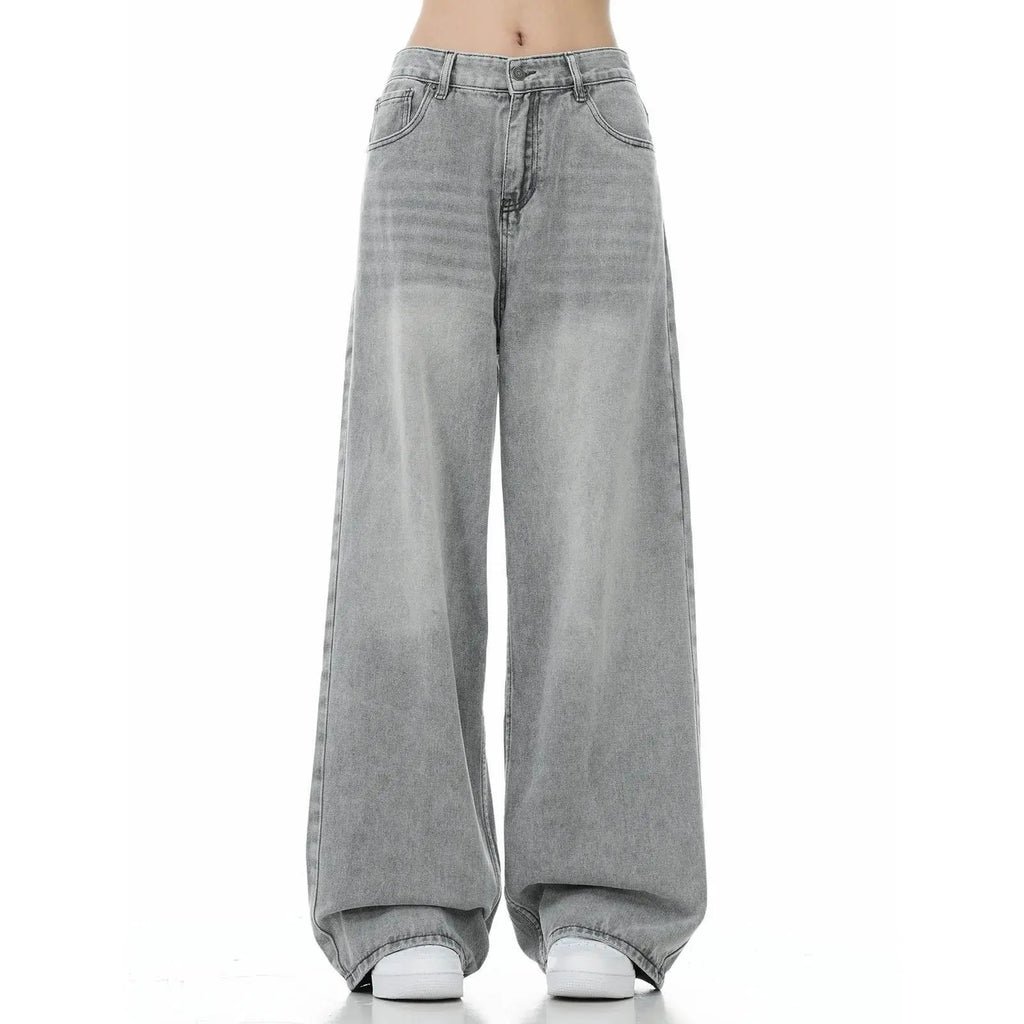 Men's Y2K Jeans Vintage Baggy Jean Pants Grunge Aesthetic Skater Pants Streetwear Relaxed Fit Jeans Trousers - ACHETE LTD