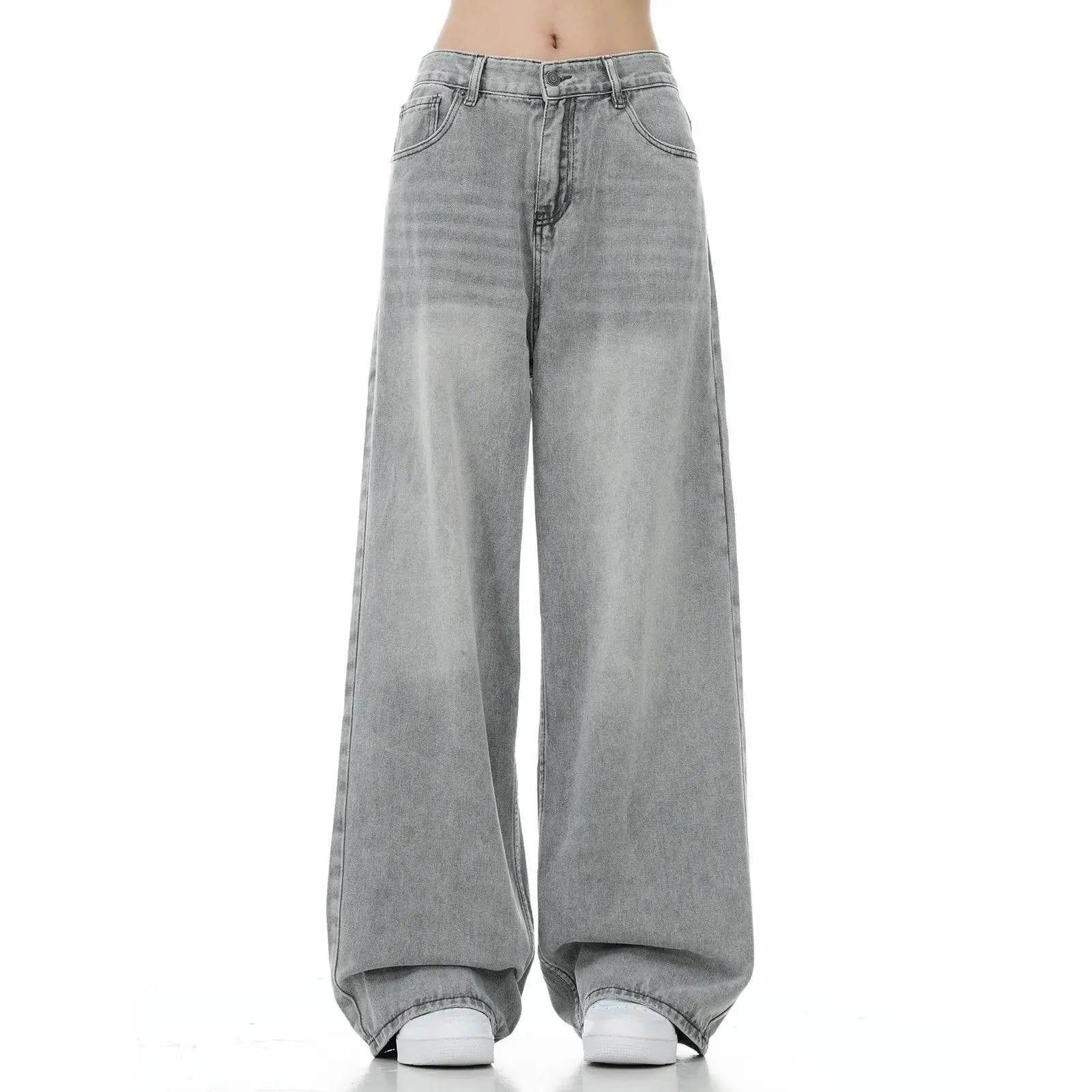 Men's Y2K Jeans Vintage Baggy Jean Pants Grunge Aesthetic Skater Pants Streetwear Relaxed Fit Jeans Trousers - ACHETE LTD