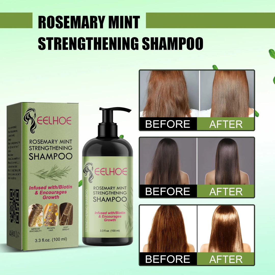 Repair Damaged Hair with 100ml Rosemary Shampoo