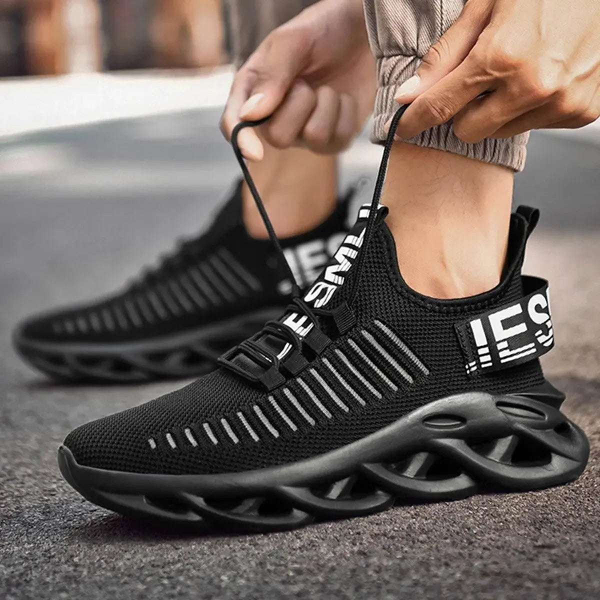 Men Shoes Comfortable Sneakers Breathable Running Shoes For Men Mesh Tenis Sport Shoes Waling Sneakers - ACHETE LTD
