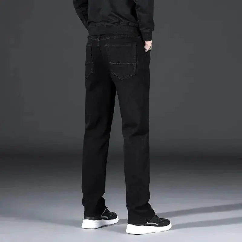 2024 Straight-leg Jeans Classic Style Men's Business Casual Jean Luxury High Quality Stretch Jeans - ACHETE LTD