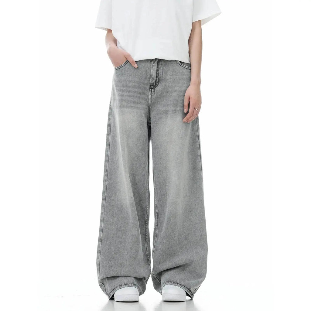 Men's Y2K Jeans Vintage Baggy Jean Pants Grunge Aesthetic Skater Pants Streetwear Relaxed Fit Jeans Trousers - ACHETE LTD