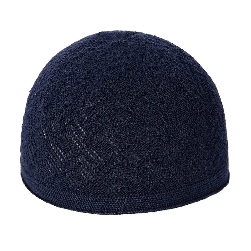 Men Skullcap Muslim Prayer Hats Turban Knit Beanies,Head Wrap,Outdoor Sports Indian Caps,Arab Bottoming Cap,Headcloth,Cancer Cap - ACHETE LTD
