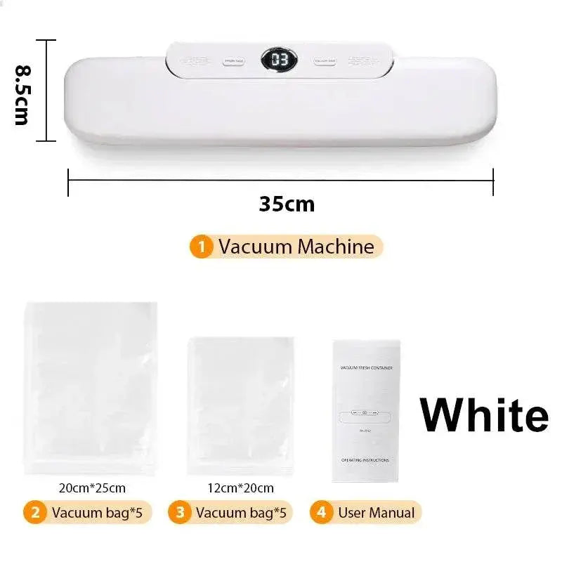 Vacuum Sealer Packaging Machine Food Vacuum Sealer With Free 10pcs Vacuum bags Household Vacuum Food Sealing - ACHETE LTD